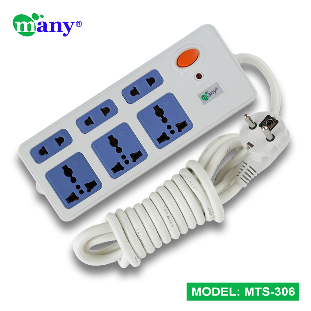 Many Multi Plug Model MTS-306/3m - Many.com.bd