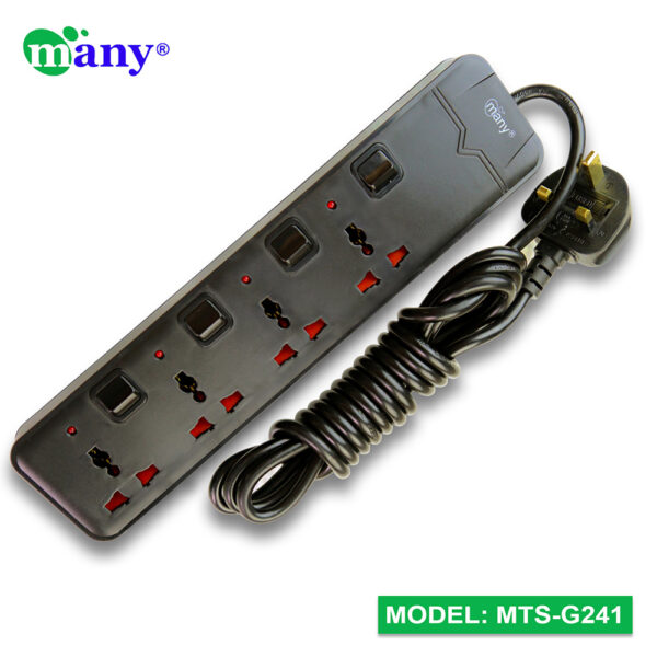 Many 3Pin Socket Multi Plug Model MTS-G241