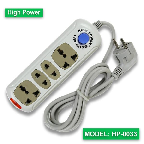 Many 3Pin Socket Multi Plug Model HP-0033
