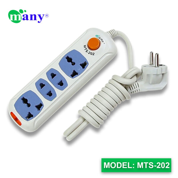 Many 3Pin Socket Multi Plug Model MTS-202