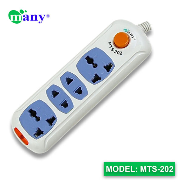 Many 3Pin Socket Multi Plug Model MTS-202