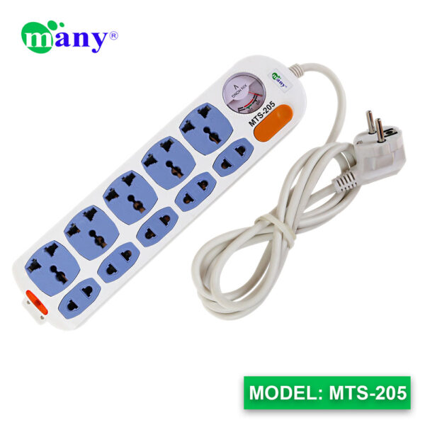 Many 3Pin Socket Multi Plug Model MTS-205